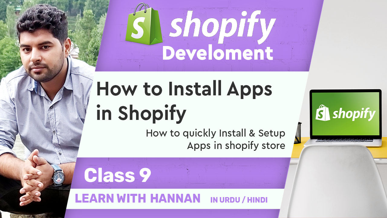 How to quickly Install & Setup apps in shopify | Shopify Apps Tutorial (Urdu / Hindi)