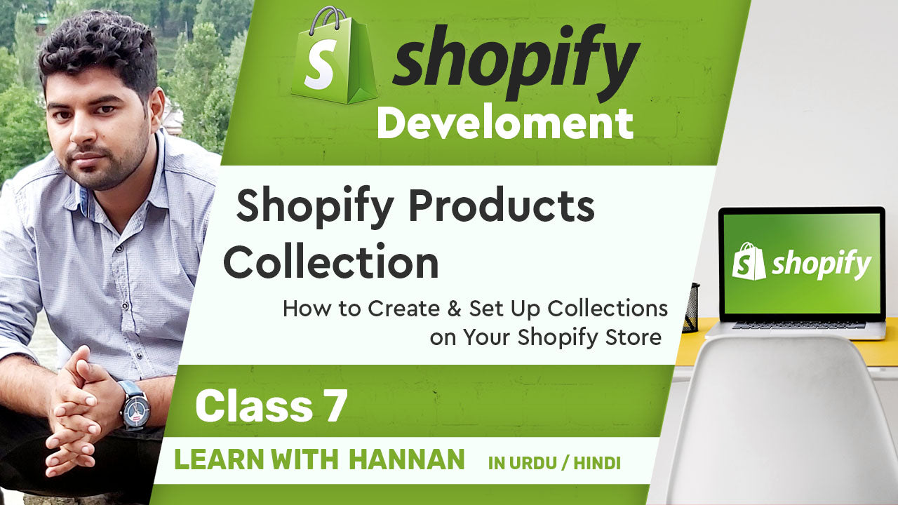 How to Create & Setup Product Collections in Shopify Store | Shopify Collections (Urdu / Hindi)