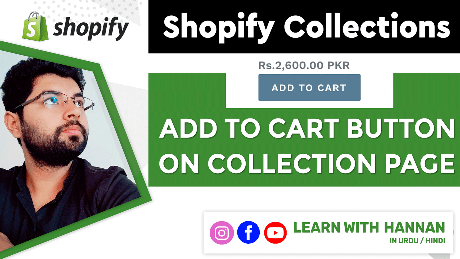 Add to cart button on Collection Page | Shopify Collections