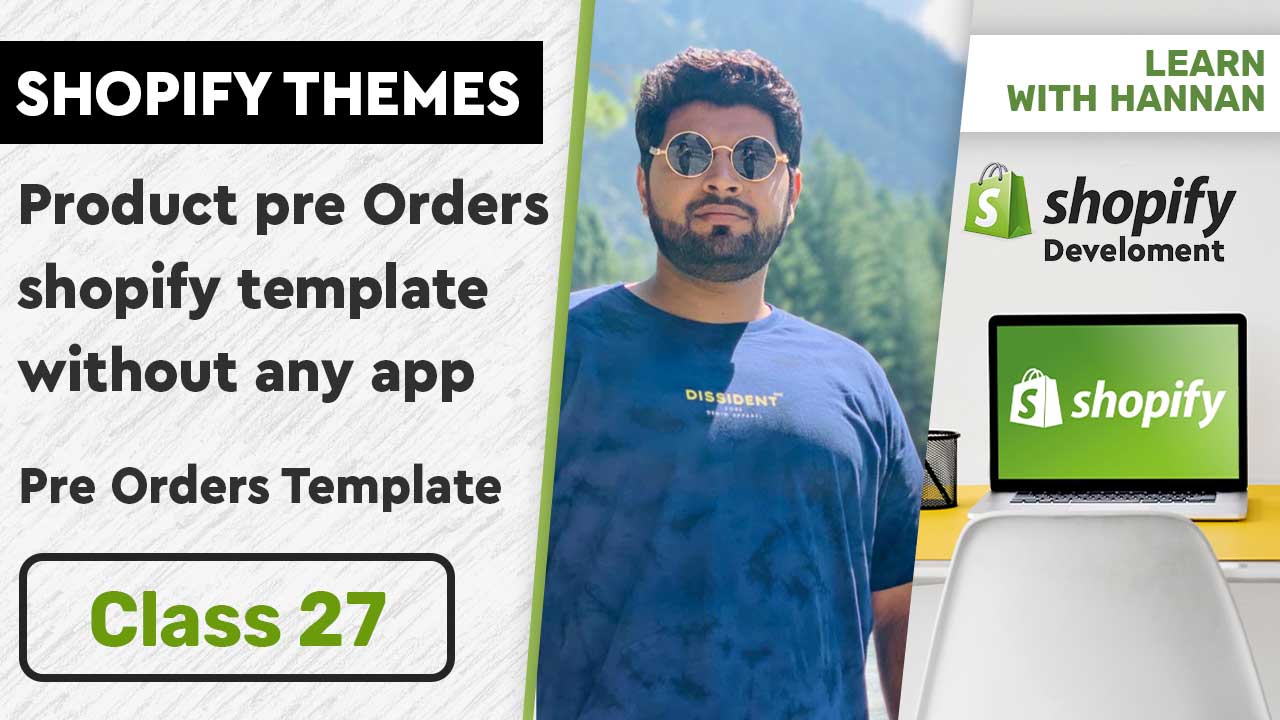 Setup Pre-order product Template shopify Without any app | Shopify Programming (Urdu / Hindi)