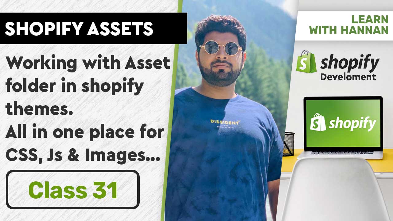 Working with Assets in shopify theme | Shopify Asset Url | Shopify Programming (Urdu / Hindi)