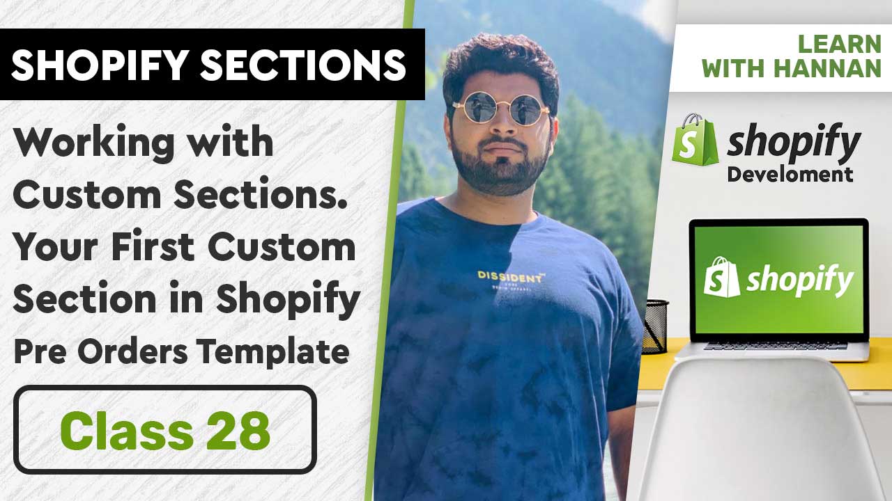 Create Custom Shopify Section using Liquid | Shopify Schema | Shopify Programming (Urdu / Hindi)