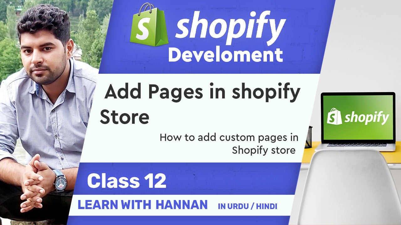 How to add pages to your store | Shopify Pages | Shopify For Beginners (Urdu / Hindi)